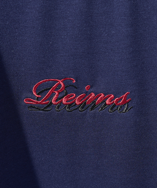 ABAHOUSE（アバハウス） tシャツ レタリングステッチ刺繍 半袖Tシャツ