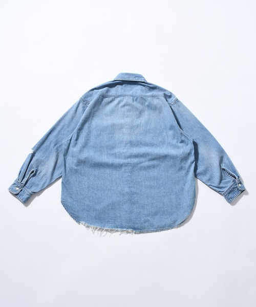 Johnbull（ジョンブル） ブラウス シャツ デニムオーバーシャツ