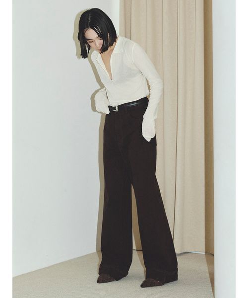 MIESROHE（ミースロエ） ジーンズ デニム デニムパンツ 裾折り返し