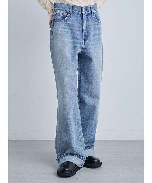 MIESROHE（ミースロエ） ジーンズ デニム デニムパンツ 裾折り返し