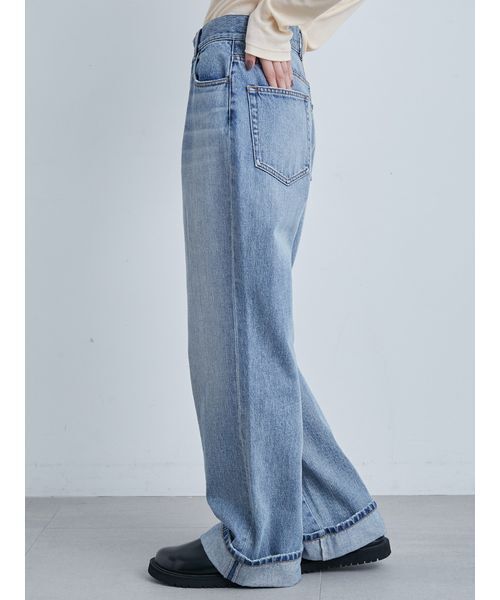 MIESROHE（ミースロエ） ジーンズ デニム デニムパンツ 裾折り返し