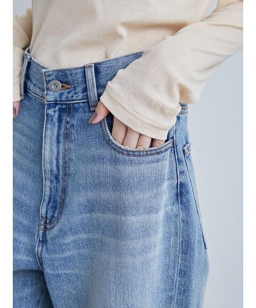 MIESROHE（ミースロエ） ジーンズ デニム デニムパンツ 裾折り返し