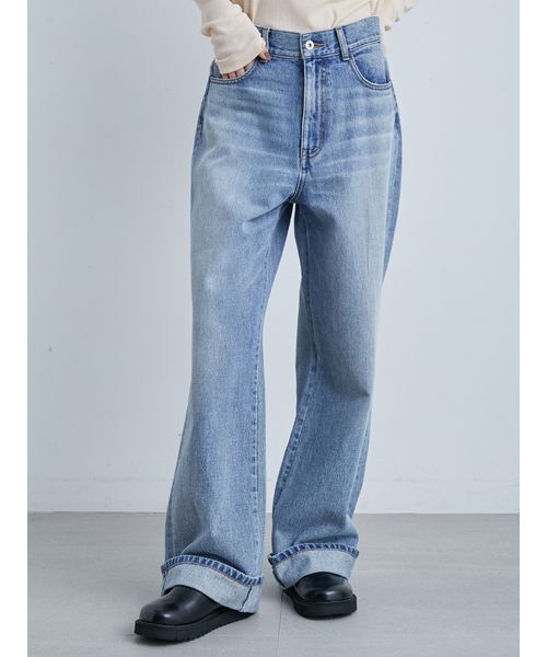 MIESROHE（ミースロエ） ジーンズ デニム デニムパンツ 裾折り返し