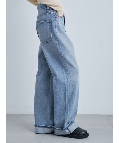MIESROHE（ミースロエ） ジーンズ デニム デニムパンツ 裾折り返し