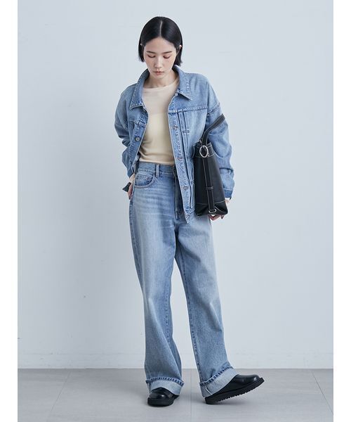 MIESROHE（ミースロエ） ジーンズ デニム デニムパンツ 裾折り返し