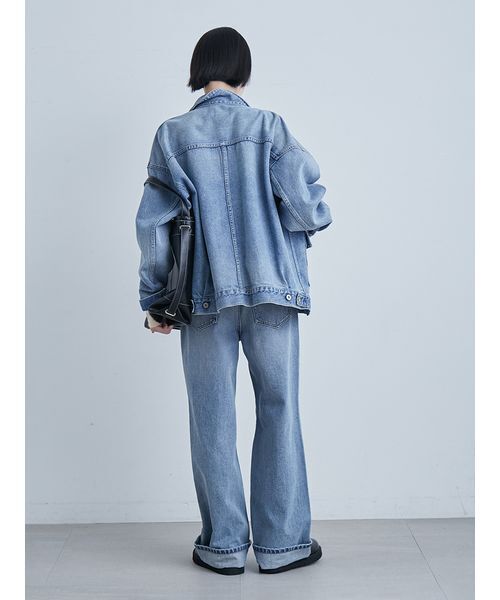 MIESROHE（ミースロエ） ジーンズ デニム デニムパンツ 裾折り返し