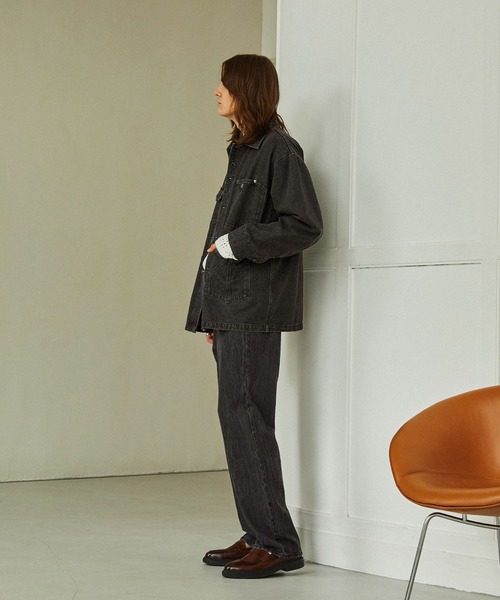 「EMMA CLOTHES」 加工デニムパンツ S インディゴブルー メンズ