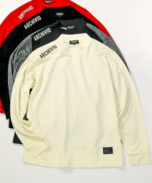 archivio（アルチビオ） 「MENS」「メンズ」ウール混ポイントロゴプル