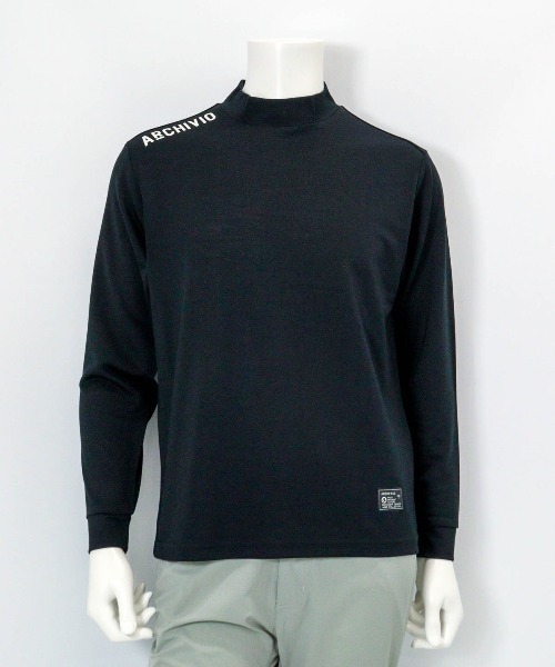 archivio（アルチビオ） 「MENS」「メンズ」ウール混ポイントロゴプル