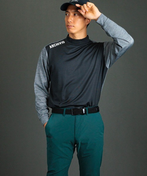 archivio（アルチビオ） 「MENS」「メンズ」ウール混ポイントロゴプル