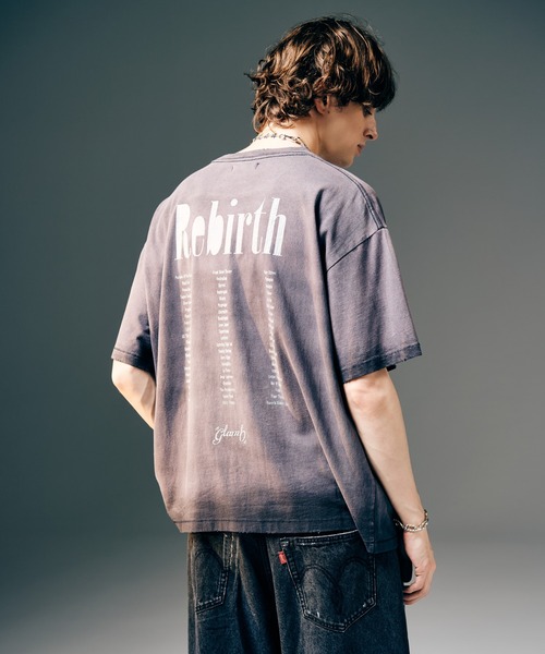 ReZARD × glamb Tシャツ Mサイズ glamb tシャツ Rebirth T-Shirt / リバースTシャツ メンズ