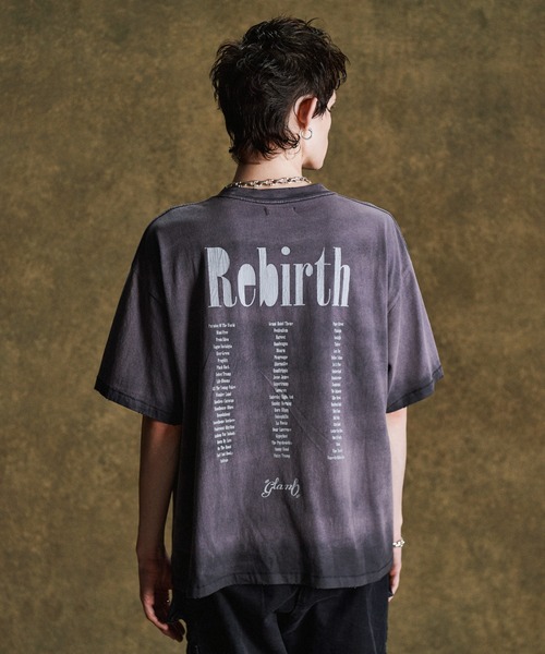glamb（グラム） tシャツ Rebirth T-Shirt / リバースTシャツ メンズ