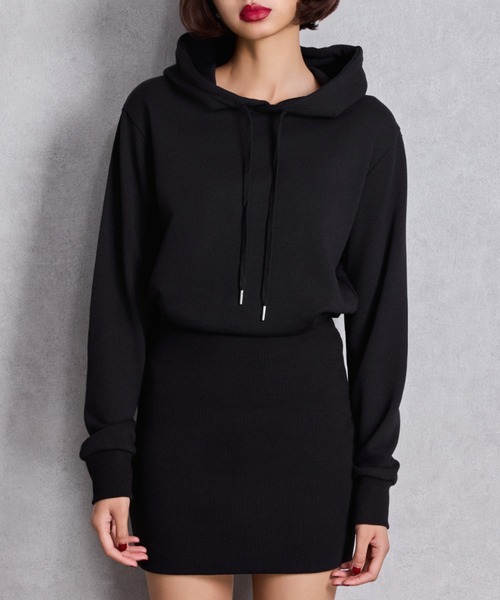 gyda パーカー スウェット op ジェイダ GYDA GYDA LOOSEスウェットZIP UP パーカー （O.WHT） -靴