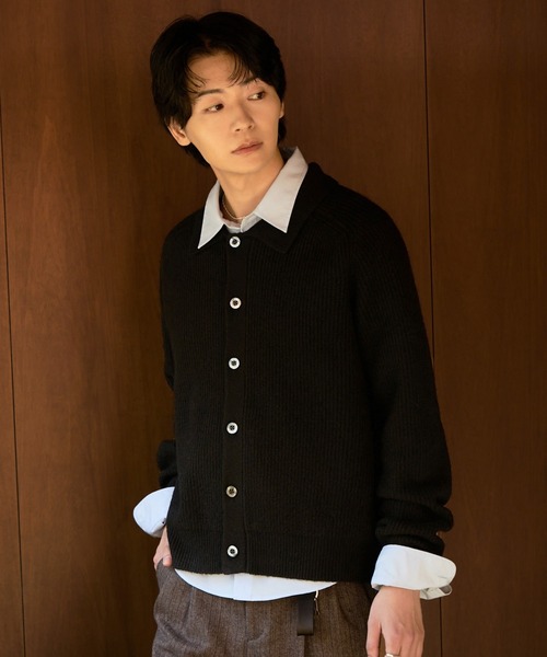 TOMORROWLAND（トゥモローランド） ニットカーディガン S ブラック系