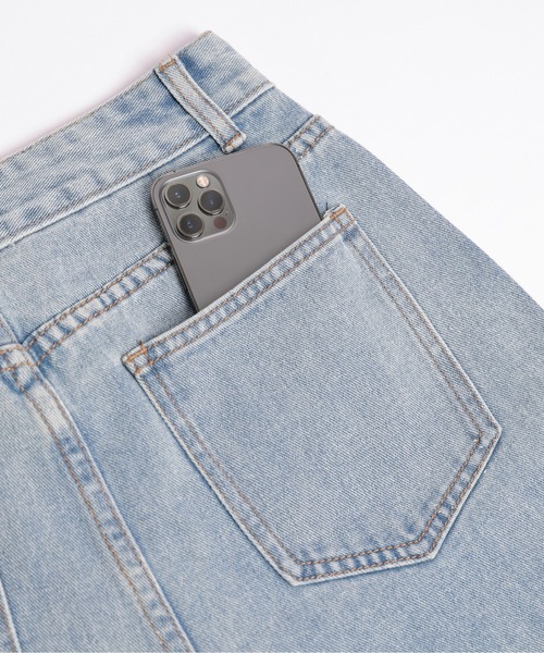 「AMELY」 デニムパンツ M ブルー レディース