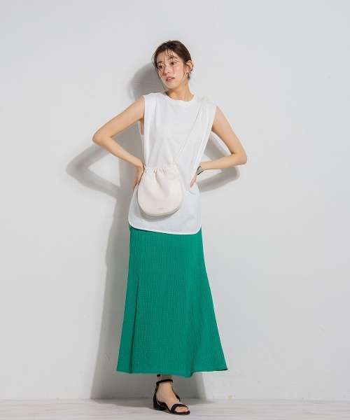 「Droite lautreamont」 ノースリーブトップス M オフホワイト レディース_画像5