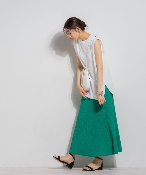 「Droite lautreamont」 ノースリーブトップス M オフホワイト レディース_画像6