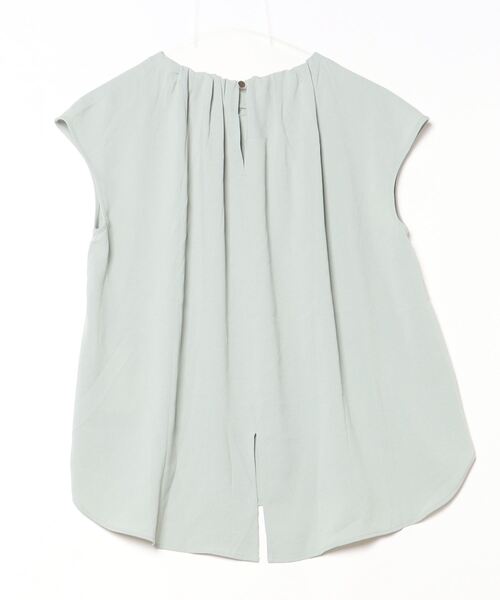 「NANO universe」 半袖ブラウス 36 グリーン レディース_画像2