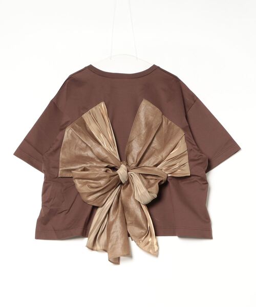 「ROSE BUD」 半袖カットソー ONE SIZE ブラック レディース_画像2