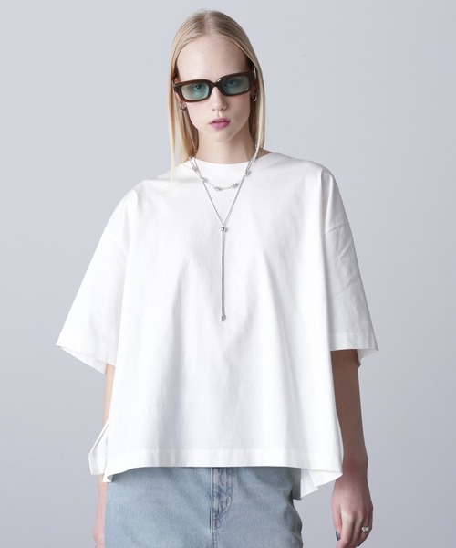 「ROSE BUD」 半袖カットソー ONE SIZE ブラック レディース_画像3