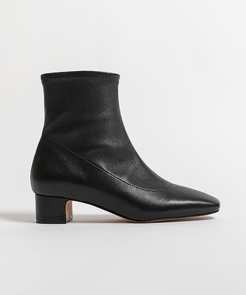 ランダ ブーツ RANDA（ランダ） ブーツ 「本革」ストレッチレザーショートブーツ