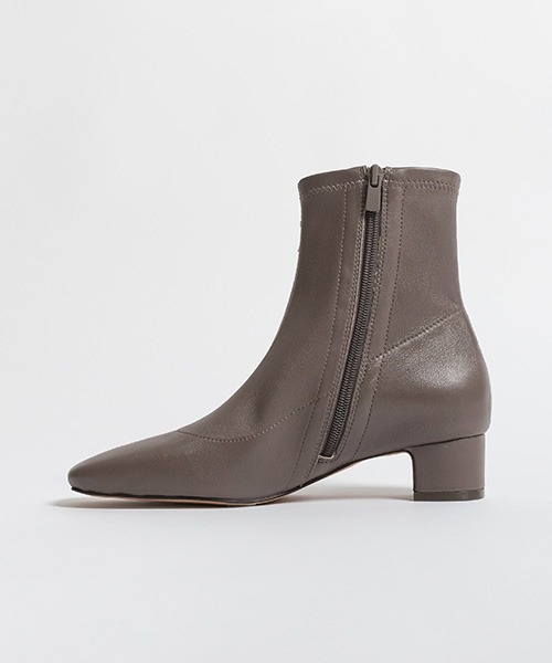 RANDA（ランダ） ブーツ 「本革」ストレッチレザーショートブーツ