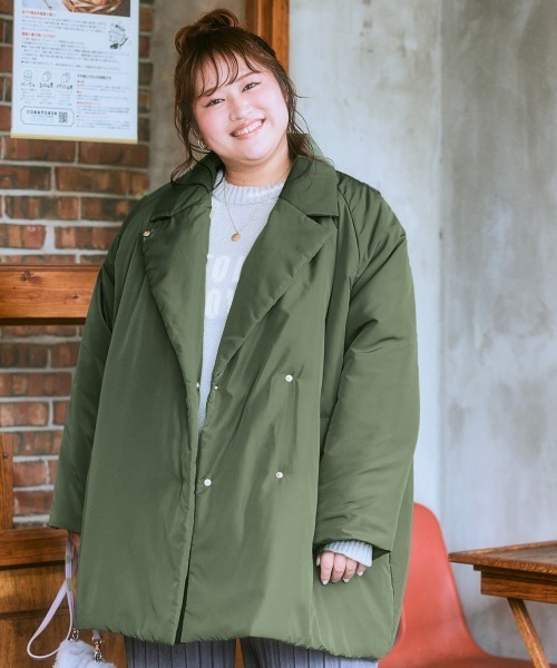 SMILELAND ダウンコート ダウンジャケット 「大きいサイズ」ミディアム