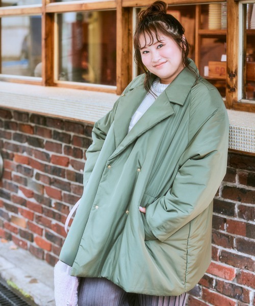 SMILELAND ダウンコート ダウンジャケット 「大きいサイズ」ミディアム