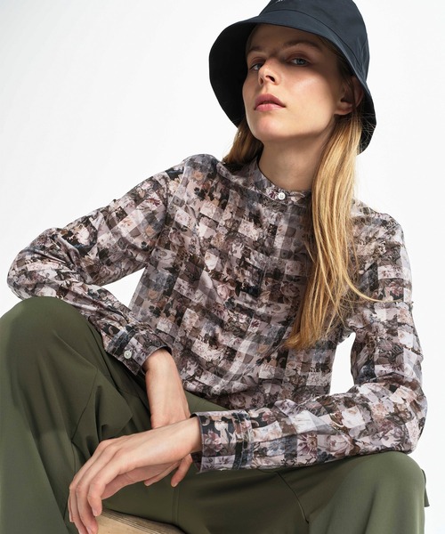 エーグル（AIGLE）/【LIBERTY】 ロングスリーブブラウス AIGLE（エーグル） ブラウス シャツ 「LIBERTY」 ロングスリーブ