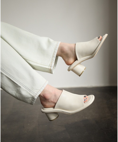 「Piedi Nudi」 「miiyou」ミュール L アイボリー レディース_画像4