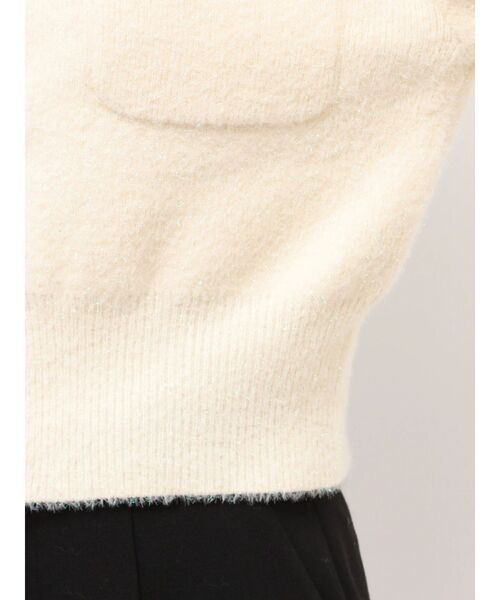 TONAL（トーナル） カーディガン ラメニット金釦カーデ レディース