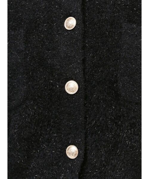 TONAL（トーナル） カーディガン ラメニット金釦カーデ レディース