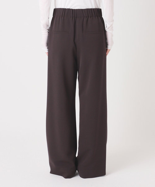 IENA（イエナ） パンツ ウォッシャブル アセテートツイルタックパンツ