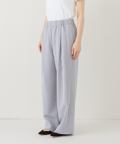 IENA（イエナ） パンツ ウォッシャブル アセテートツイルタックパンツ