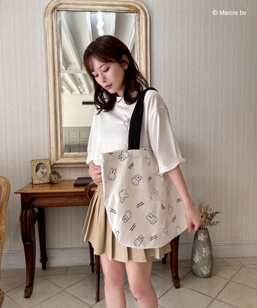 MIIA（ミーア） トートバッグ miffy バイカラーBIGトートバッグ