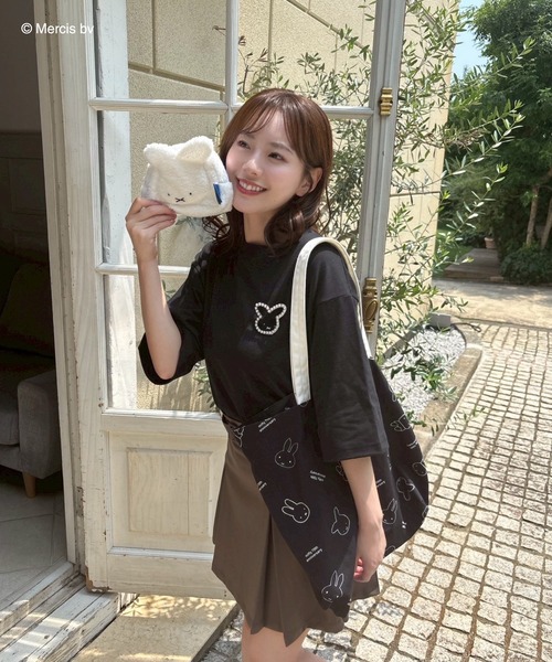 MIIA（ミーア） トートバッグ miffy バイカラーBIGトートバッグ