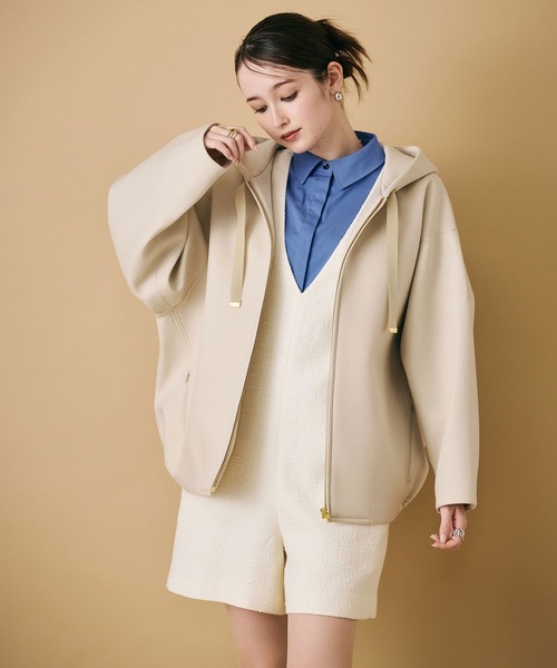 オーディア ミューズ（Audie a Muses）/オーバーサイズパーカージャケット Audie a Muses（オーディア ミューズ） パーカー オーバーサイズ