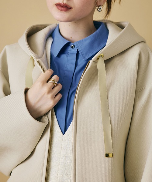 オーディア ミューズ（Audie a Muses）/オーバーサイズパーカージャケット Audie a Muses（オーディア ミューズ） パーカー オーバーサイズ