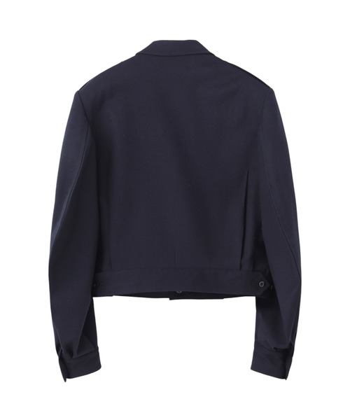 ミリタリージャケット モッズコート WOOL BARATHEA MASSIVE ROUNDED SLEEVE IKE JACKETの画像