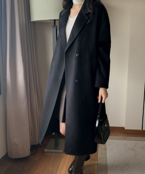 Diosfront コート チェスターコート ウエストマークロングチェスター