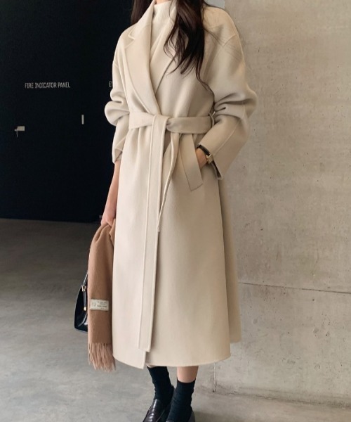 Diosfront コート チェスターコート ウエストマークロングチェスター