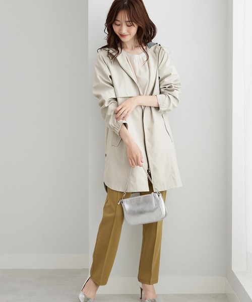 「BELLUNA PLUS」 「rejouir」ブルゾン X-LARGE モカ レディース_画像8