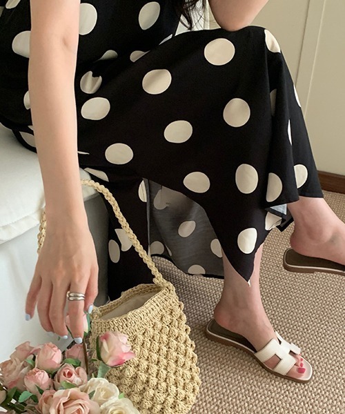 「FREE STYLISTS」 「chuu」ノースリーブワンピース FREE オフホワイト レディース_画像6