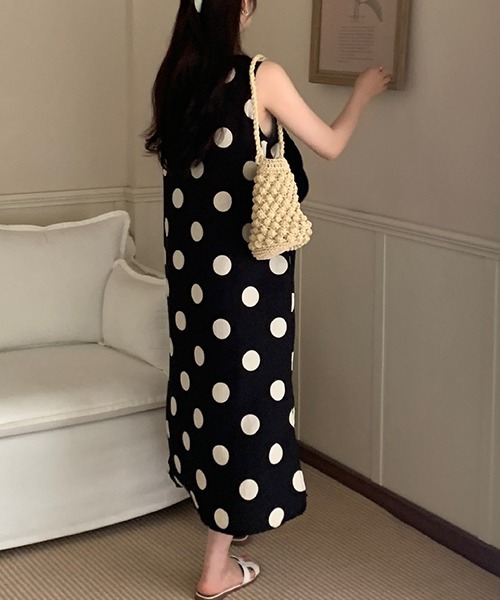 「FREE STYLISTS」 「chuu」ノースリーブワンピース FREE オフホワイト レディース_画像9