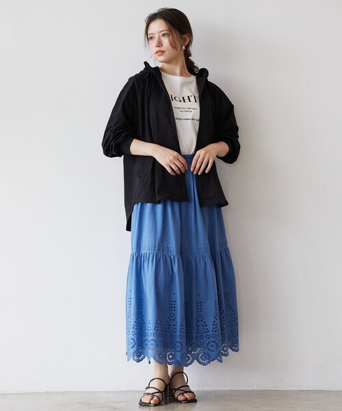 「Feroux」 フレアスカート F ブルー レディース_画像6