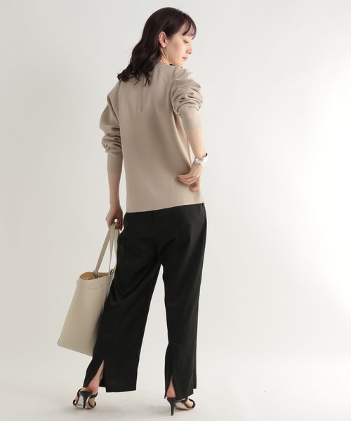 「BABYLONE」 長袖ニット フリー ベージュ レディース_画像2