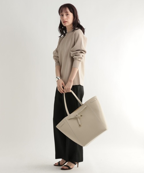 「BABYLONE」 長袖ニット フリー ベージュ レディース_画像5