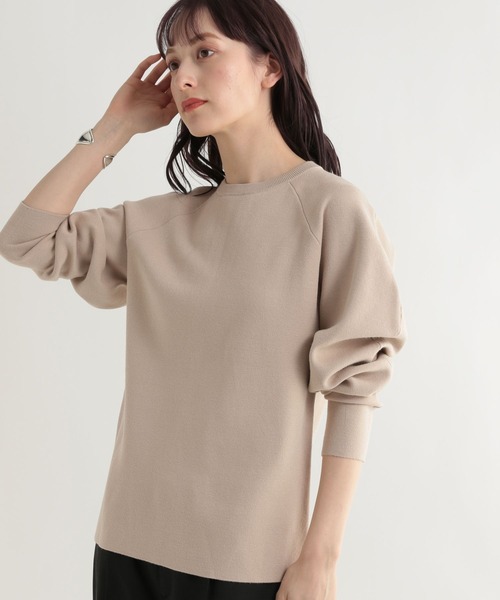 「BABYLONE」 長袖ニット フリー ベージュ レディース_画像7