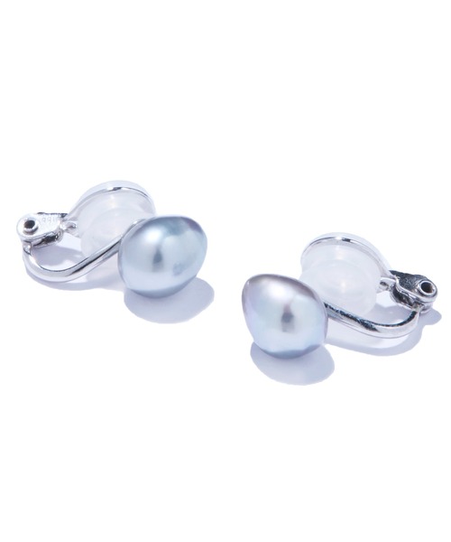 イヤリング 「les bon bon」organic pearl earring GY/オーガニック パール イヤリング BOB897 レディース