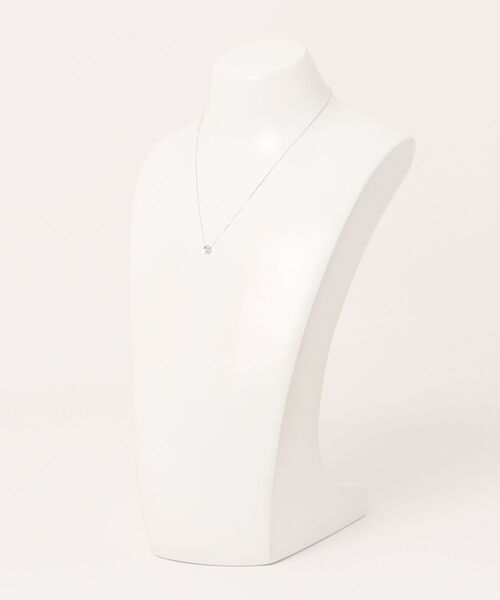 TAKE-UP（テイクアップ） ネックレス K10ダイヤモンド 透かしフラワー